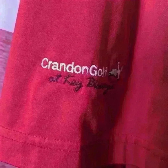 FJ Men’s golfing , Polo , tennis ,Shirt red and white shirt - Picture 4 of 4